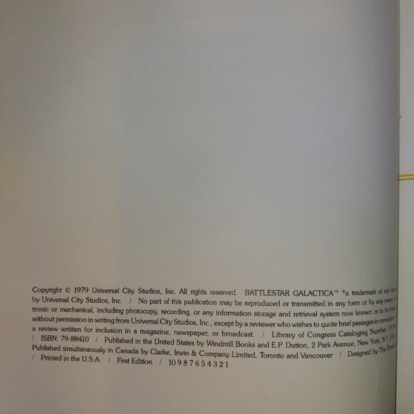 Battlestar Galactica Scrapbook Encyclopedia Galactica Vintage 1st ed 1st print - Picture 6 of 10